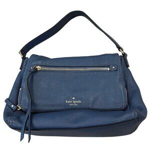 Kate Spade New York Blue Leather Shoulder Bag